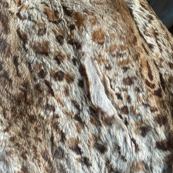 Animal Print Fur Vest - Picture 4 of 4